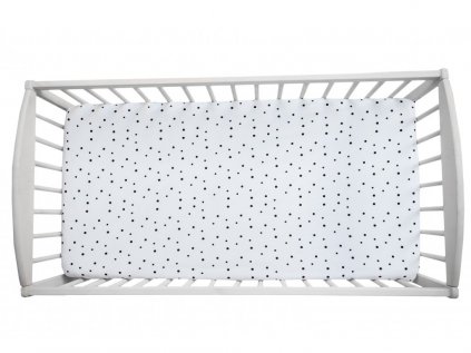 Cearceaf de pat din bumbac DOTS pentru pat de copil (Propuneri 140 x 70 cm)